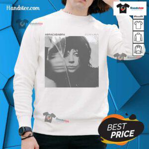 Official Lady Gaga Abracadabra Sweatshirt featuring bold graphics and a stylish design for fans and fashion lovers.