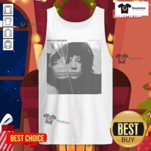 Official Lady Gaga Abracadabra tank top featuring vibrant colors and stylish design, perfect for fans and fashion lovers.