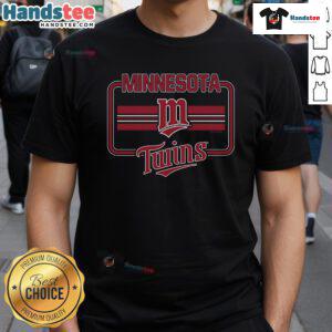 Official Minnesota Twins Fanfare T-Shirt featuring team colors and logo, perfect for fans supporting the Twins.