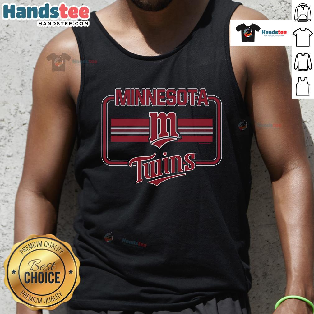 Official Minnesota Twins Fanfare Tank Top featuring team colors and logo, perfect for game day and summer wear.
