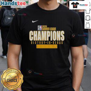 Alt Text: Official Nike Charlotte Hornets 2025 Summer League Champions T-Shirt featuring team logo and vibrant colors.