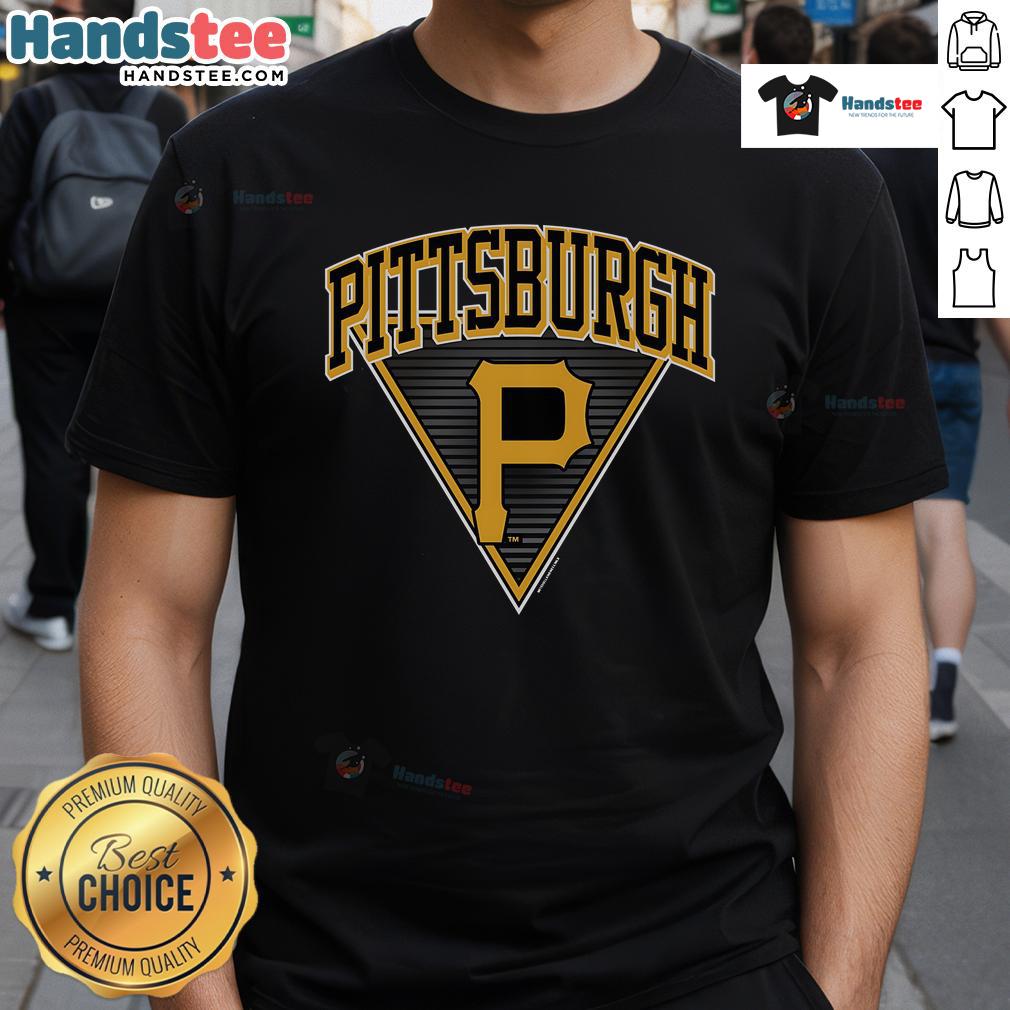 Alt Text: Official Pittsburgh Pirates Change Up T-Shirt featuring team logo and vibrant design for fans and collectors.