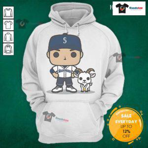 Official Seattle Mariners Goat Night 2025 hoodie featuring team colors and logo, perfect for fans and collectors.
