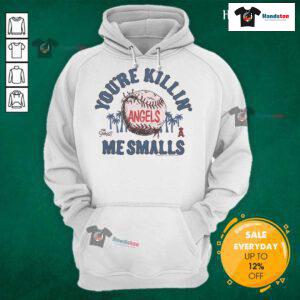 Official The Sandlot X Los Angeles Angels You're Killin' Me Smalls hoodie featuring classic design and vibrant colors.