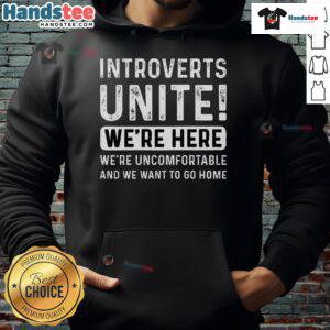 Original Introverts Unite Essential Hoodie in soft fabric, perfect for cozy, stylish comfort for introverts everywhere.