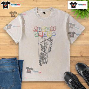 Alt Text: Premium Atmosphere Puppets Washed T-Shirt featuring a unique puppet graphic on a soft, comfortable fabric.