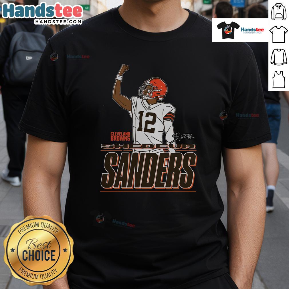 Awesome Shedeur Sanders Cleveland Browns Believe T-Shirt featuring bold graphics and team colors for loyal fans.