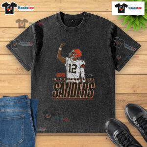 Awesome Shedeur Sanders Cleveland Browns Believe Washed T-Shirt featuring bold graphics and a stylish design.