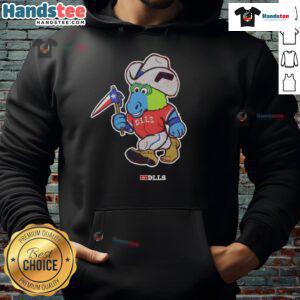 Adorable Cute DLLS mascot mashup hoodie featuring vibrant colors and playful design, perfect for fans and casual wear.