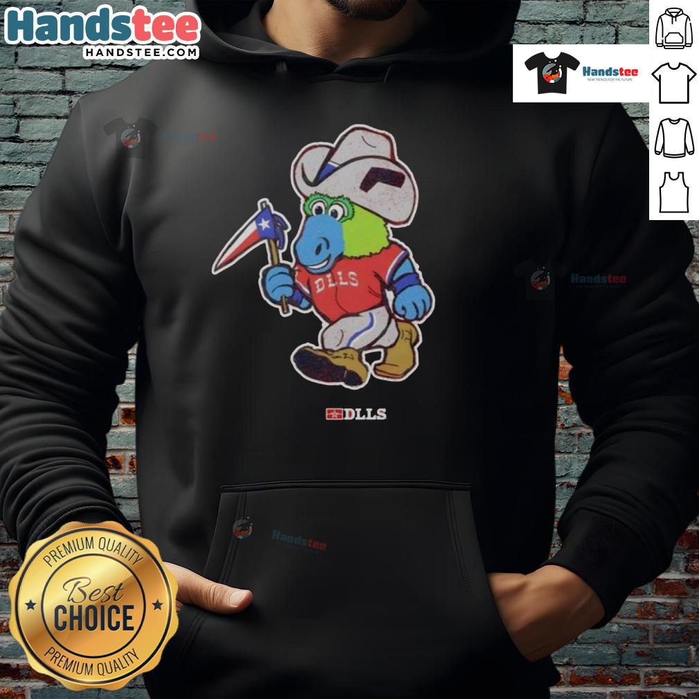 Adorable Cute DLLS mascot mashup hoodie featuring vibrant colors and playful design, perfect for fans and casual wear.