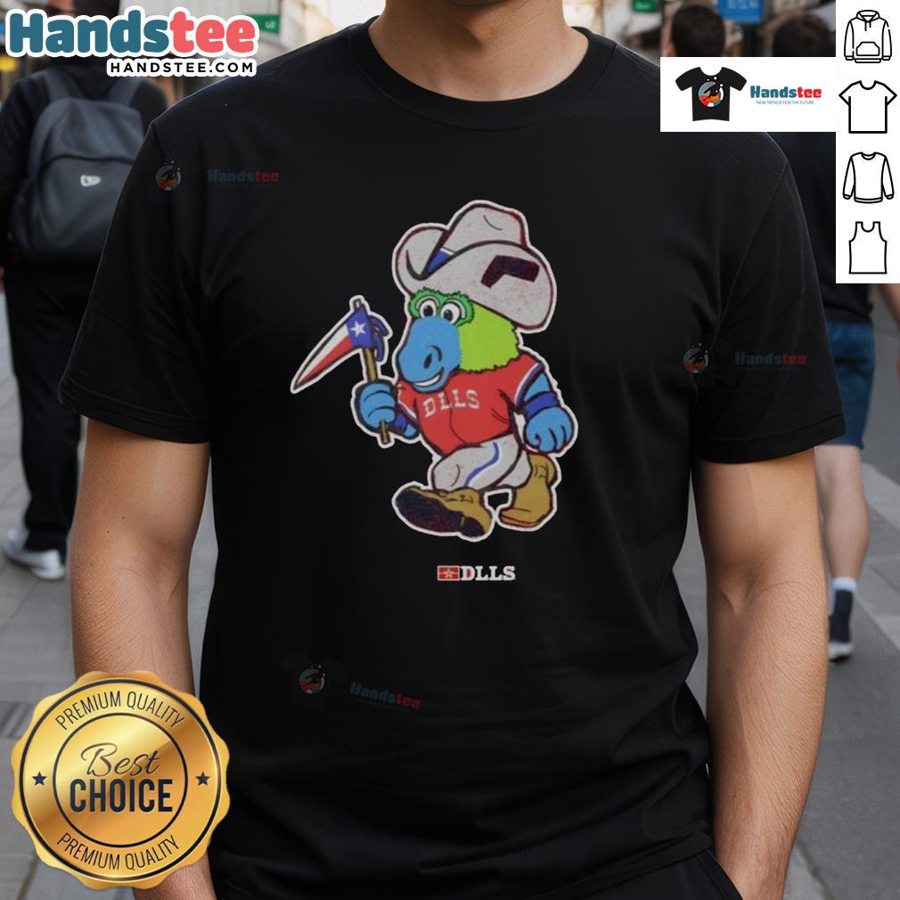 Alt Text: Cute Dlls mascot mashup t-shirt featuring colorful, playful designs perfect for fans and collectors.