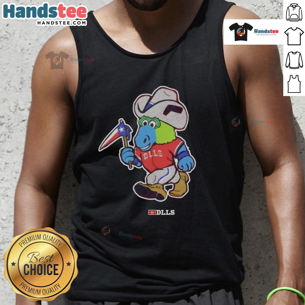 Adorable Cute DLLS mascot mashup tank top featuring vibrant colors and playful designs, perfect for casual wear.