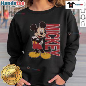 Adorable 90s Mickey Mouse sweatshirt featuring vibrant colors and classic design, perfect for vintage fashion lovers.