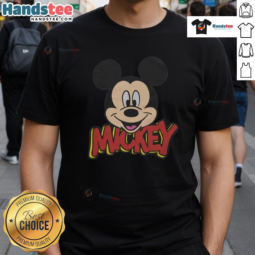 Cute Mickey Mouse Icon T-Shirt featuring a vibrant Mickey Mouse graphic, perfect for Disney fans and casual wear.
