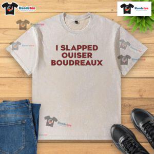 Good I Slapped Ouiser Boudreaux washed t-shirt featuring a fun graphic design, perfect for casual wear and fans of the movie.