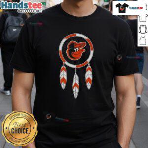 Good Native American Indians X Baltimore Orioles Baseball T-Shirt featuring vibrant graphics and a comfortable fit.