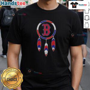 Good Native American Indians X Boston Red Sox Baseball T-Shirt featuring unique design blending sports and culture.