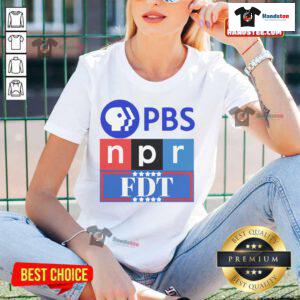 Good PBS NPR FDT Ladies Tee featuring a stylish design for fans of public broadcasting and NPR merchandise.