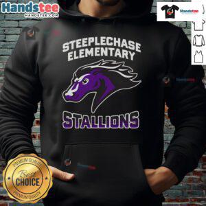 Good Steeplechase Stallions Elementary Fade Hoodie showcasing a stylish design perfect for equestrian enthusiasts.