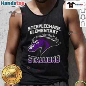 Good Steeplechase Stallions Elementary Fade Tank Top in vibrant colors, perfect for casual summer wear.