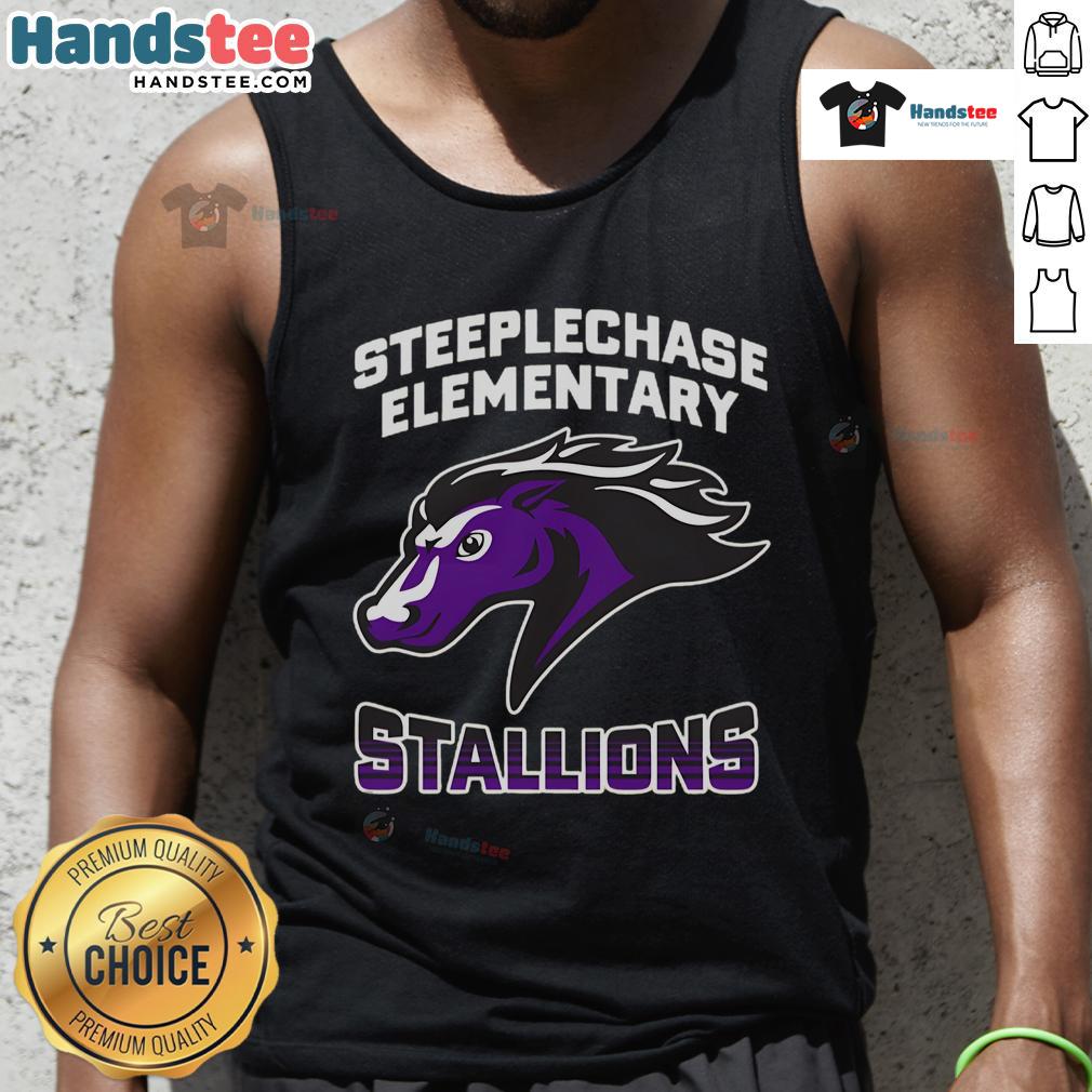 Good Steeplechase Stallions Elementary Fade Tank Top in vibrant colors, perfect for casual summer wear.