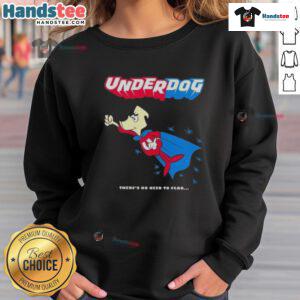 Vintage sweatshirt featuring 'Good Underdog - There's No Need to Fear' cartoon design from 1964-1967, perfect for casual wear.