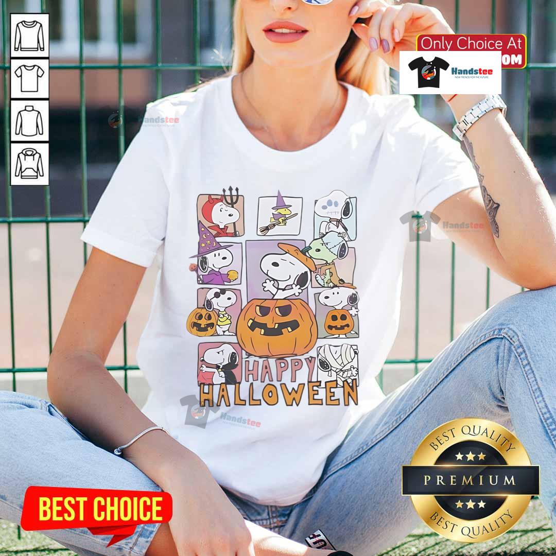BRIEF INSANITY Snoopy Peanuts Halloween Fall T-Shirt - Unisex Ultra-Soft 100% Cotton Tee (S-XXL)