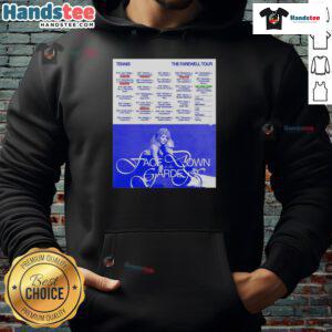 Hot Tennis The Farewell Tour 2025 poster design featured on a stylish hoodie for fans.