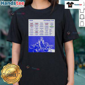 Alt Text: Hot Tennis The Farewell Tour 2025 poster featuring ladies tee design with vibrant graphics and event details.