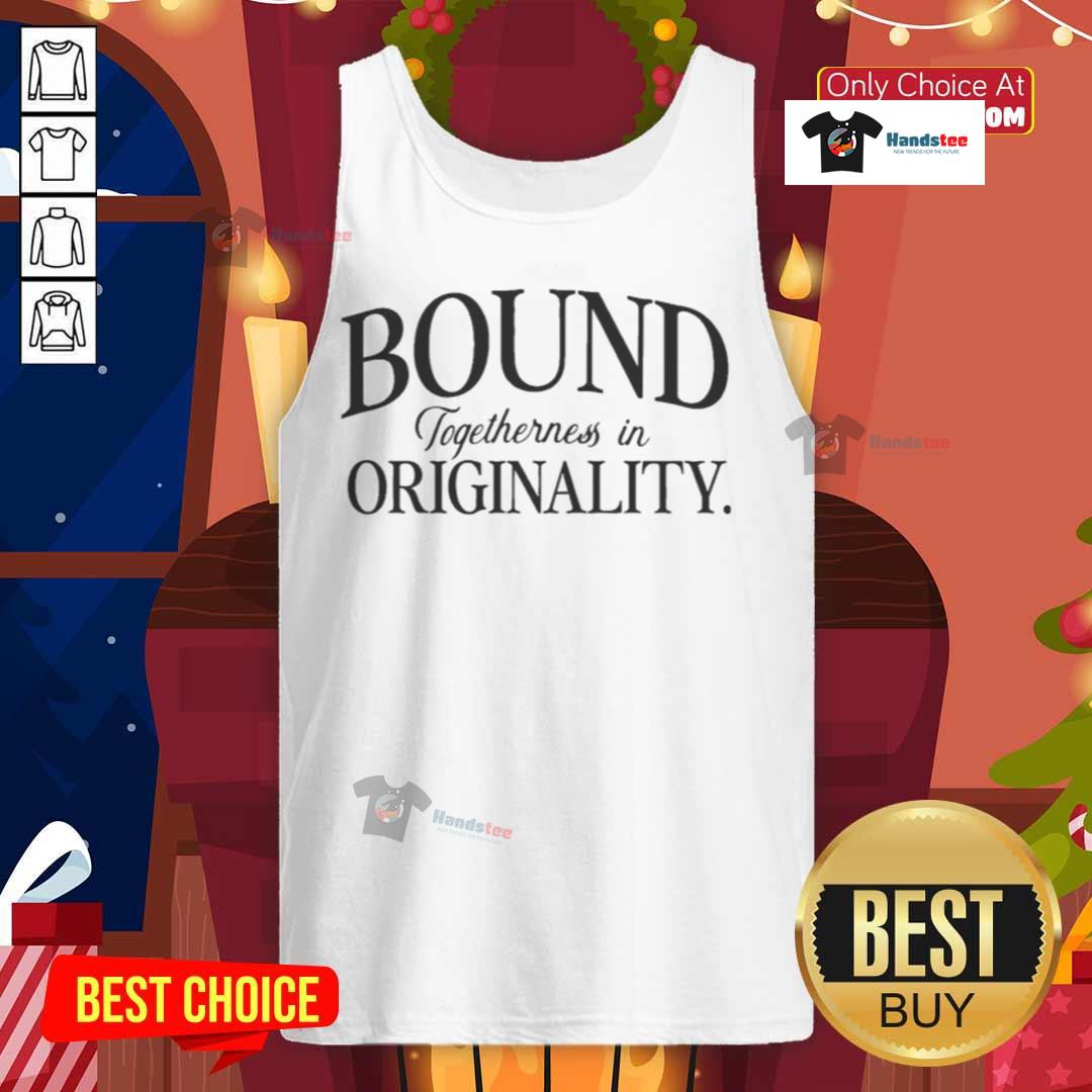 Stylish Nice Bound Togetherness in Originality tank top featuring a unique design, perfect for casual summer outfits.