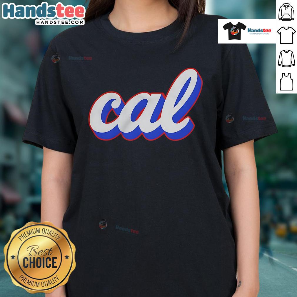Alt Text: Nice Cal Star Big Dumper Name and Number Ladies Tee showcasing stylish design and comfortable fit for women.
