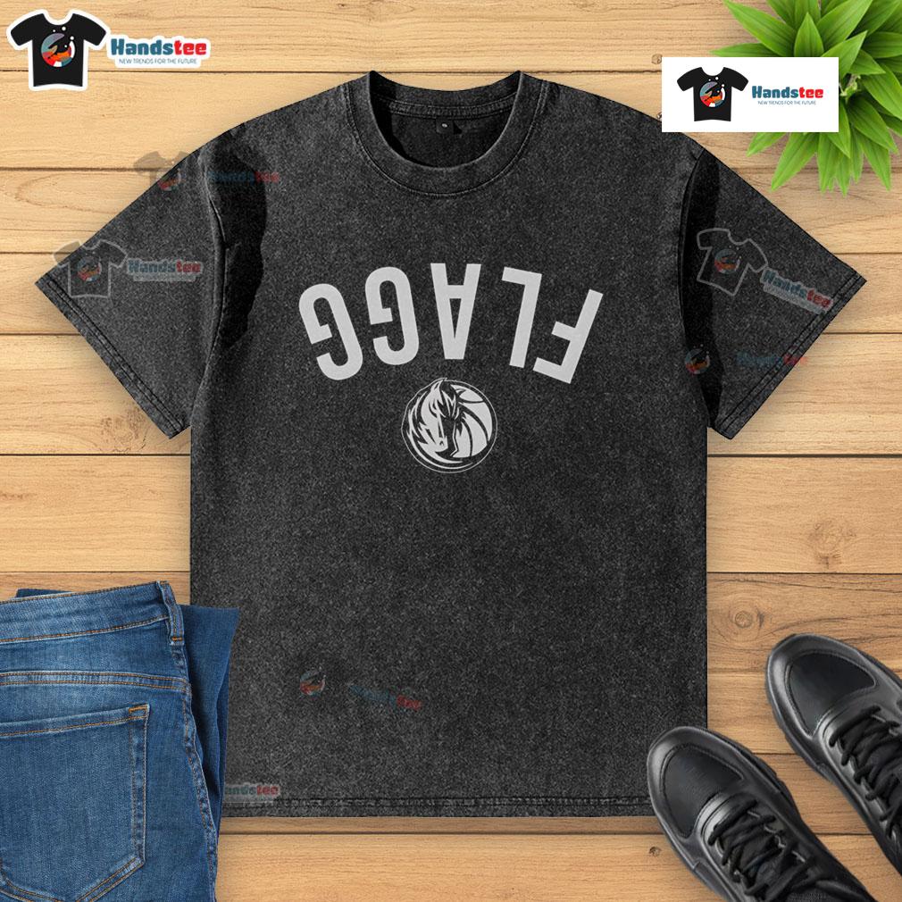 Nice Cooper Flagg Dallas Mavericks Invert Upside Washed T-Shirt featuring bold team colors and modern design.