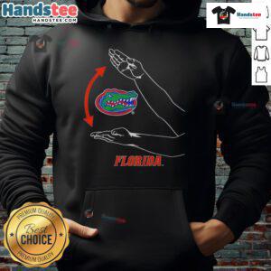 Alt Text: Nice Florida Gators Football Gator Chomp Hoodie in vibrant blue, perfect for game day and showing team pride.