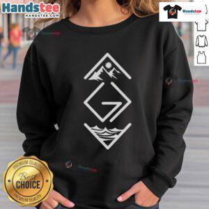 Cozy 'God Is Greater Than Highs and Lows' sweatshirt in navy blue, perfect for faith-inspired casual wear.