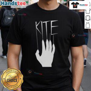 Nice Kite Hand T-Shirt featuring a colorful kite design, perfect for kite enthusiasts and casual wear lovers.