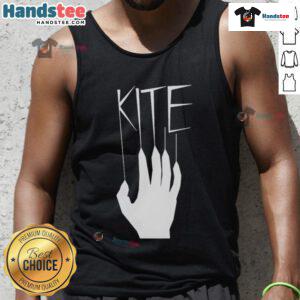 Nice kite hand tank top featuring a vibrant kite design, perfect for summer outings and outdoor activities.