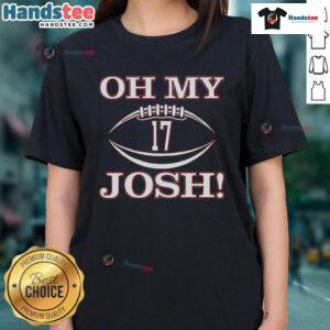 Nice Oh My Josh Number 17 Ladies Tee featuring a stylish design and comfortable fit for casual wear.