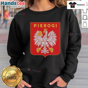 Coat of arms logo sweatshirt from Nice Pierogi, featuring a stylish design perfect for casual wear enthusiasts.