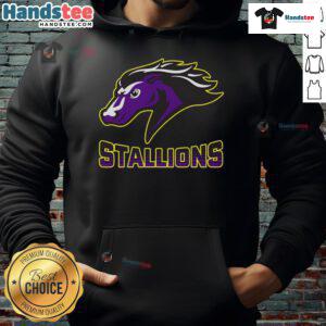 Nice Steeplechase Stallions Fade Hoodie featuring a stylish design, perfect for horse racing fans and casual wear.