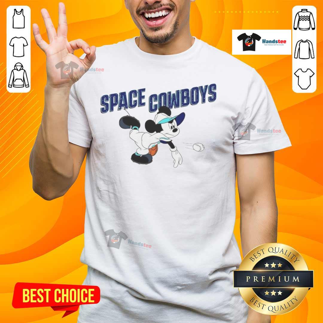 Alt Text: Nice Sugar Land Space Cowboys Mickey Mouse T-Shirt featuring a vibrant design perfect for fans and collectors.