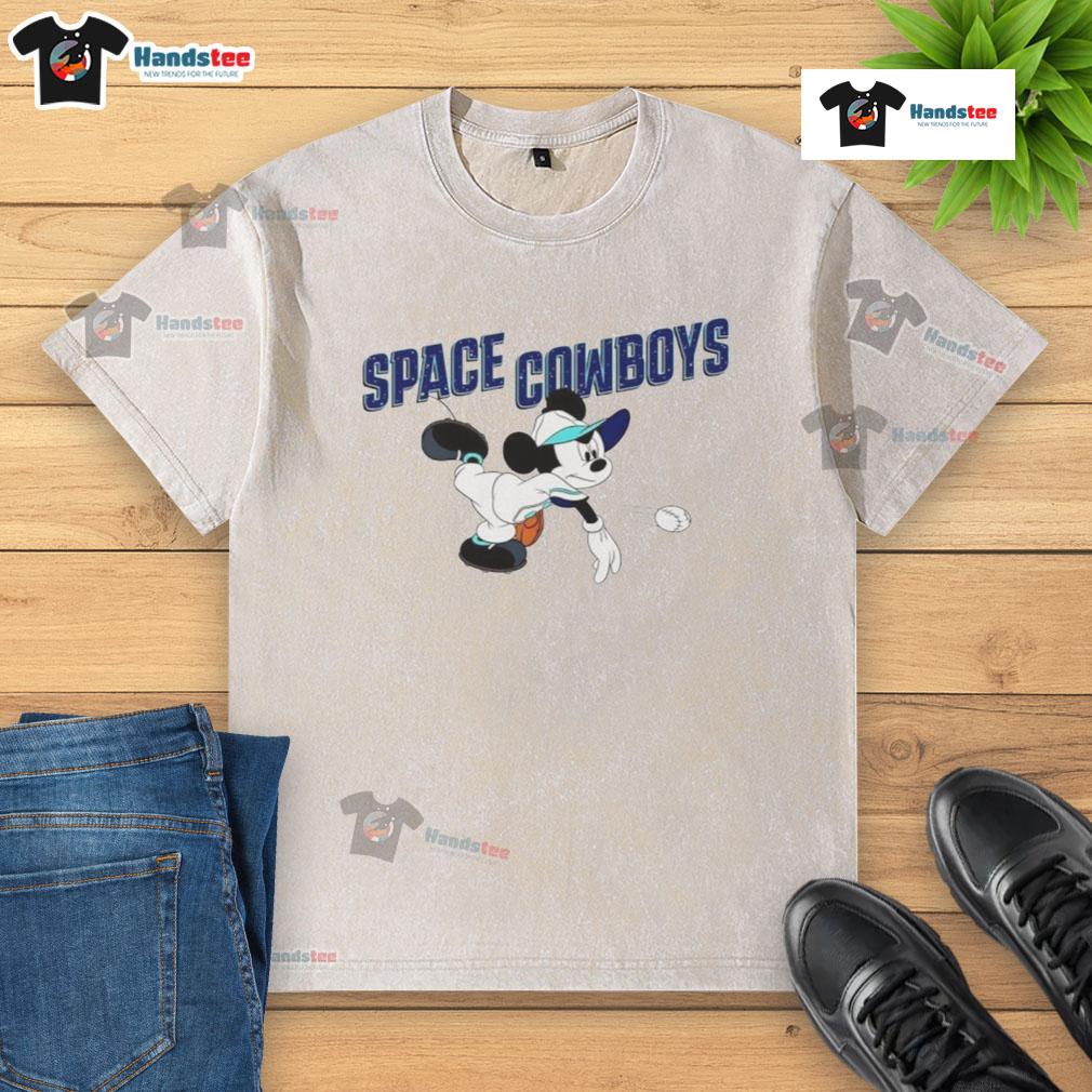 Nice Sugar Land Space Cowboys Mickey Mouse washed t-shirt featuring a vibrant design and comfortable fit for fans.