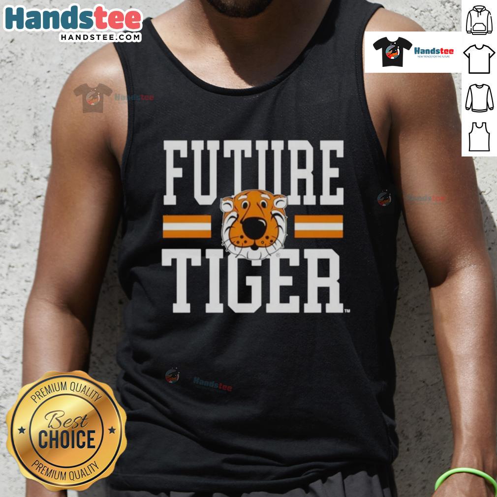 Future Tiger tank top featuring Nice Tigers design, perfect for fans in Missouri. Stylish and comfortable apparel choice.