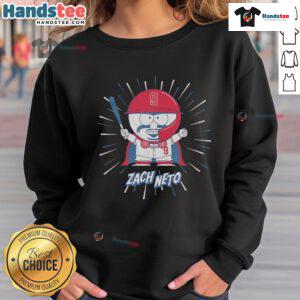 Nice Zach Neto Professor Chaos Sweatshirt featuring a vibrant design and comfortable fit for fans of the popular character.