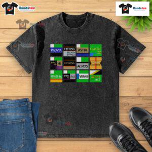Official 20 Years of Film Simulations Medium 2025 washed t-shirt showcasing vintage film-inspired design.