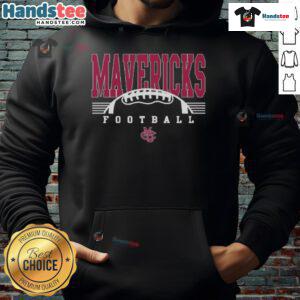 Official CI Sport SS Mavericks football hoodie in navy blue with logo, perfect for fans and casual wear.