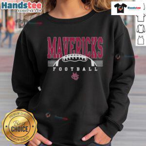Official CI Sport SS Mavericks Football Sweatshirt in navy blue, showcasing team logo and comfortable design for fans.