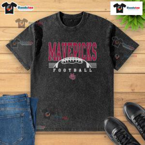 Official CI Sport SS Mavericks Football washed t-shirt in navy blue, perfect for fans and casual wear.