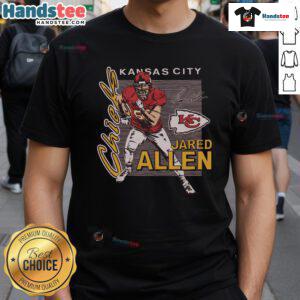 Official Chiefs Jared Allen Signature T-Shirt featuring bold graphics and the player's name for true fans.