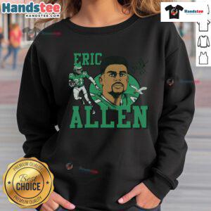 Official Eagles Eric Allen Signature Sweatshirt featuring a stylish design and team logo for devoted fans.