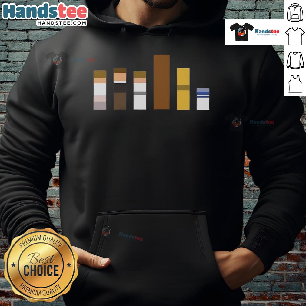Minimalist Star Wars Jedi hoodie featuring official Galactic Color Theory design in flat color style.